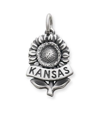 sunflower charm kansas state avery james jamesavery jewelry