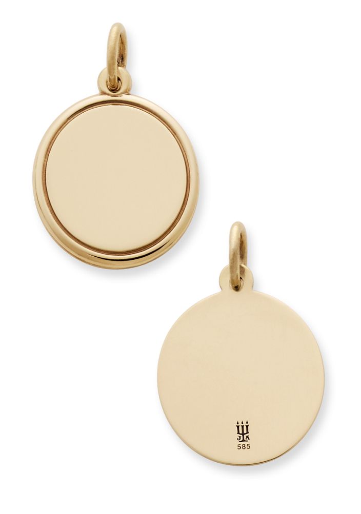 Engravable Disc Charm image number 0