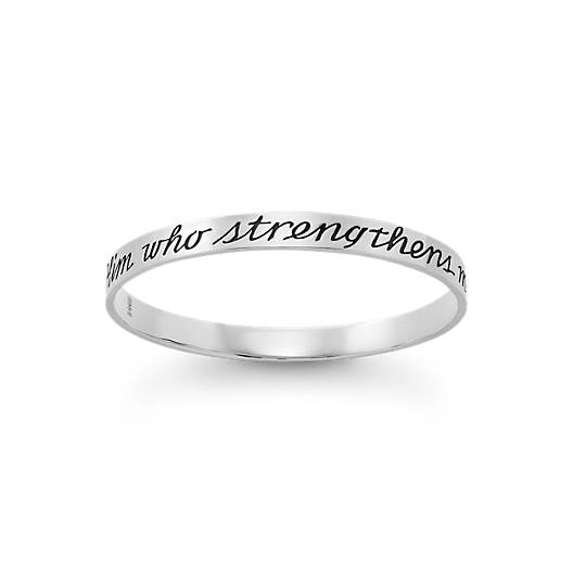 View Larger Image of "I Can Do All Things" Bangle Bracelet
