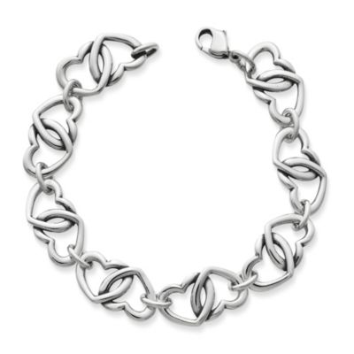 Double Heart Link Bracelet James Avery