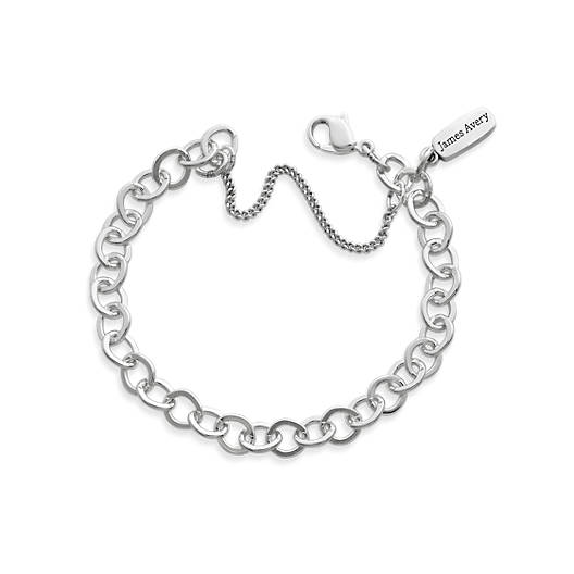View Larger Image of Forged Link Charm Bracelet
