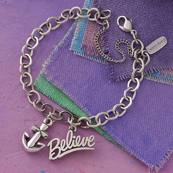Forged Link Charm Bracelet