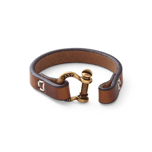 View Larger Image of "Hold Fast" Leather Bracelet