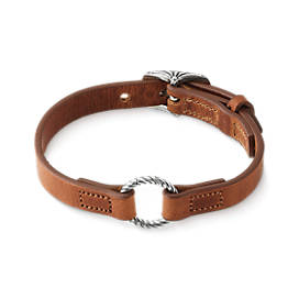 Changeable Leather Charm Bracelet