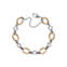 View Larger Image of Geometric Links Charm Bracelet