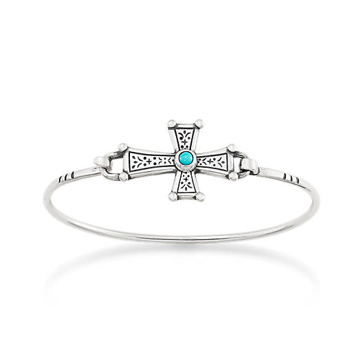 View Larger Image of Mission Cross Hook-On Bracelet with Turquoise