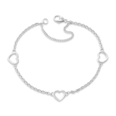Heart Station Charm Bracelet thumbnail 9