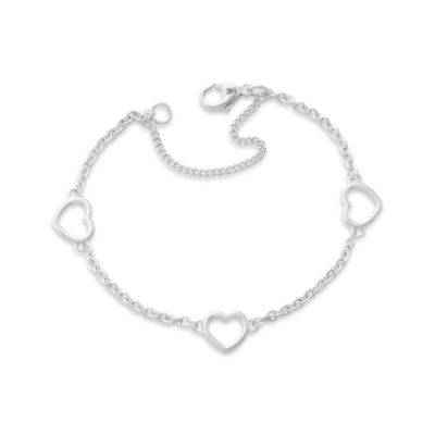 Heart Station Charm Bracelet thumbnail 6
