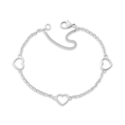 Heart Station Charm Bracelet thumbnail 8