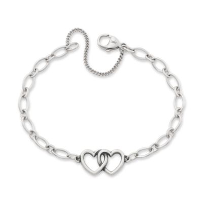 Two Hearts Together Charm Bracelet thumbnail 6
