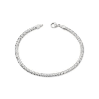 Rounded Herringbone Anklet thumbnail 6