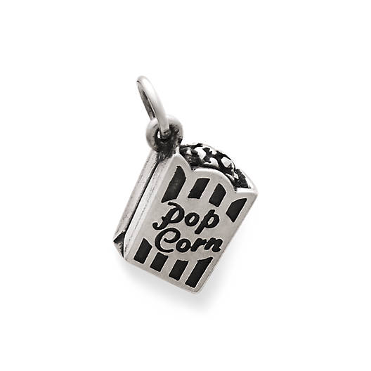 Movie Popcorn Box Charm Pendant Choker Necklace