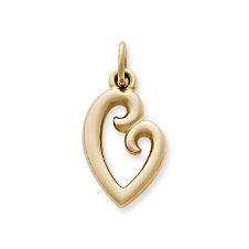 14K Yellow Gold Mother's Love Charm