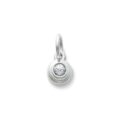 Avery Remembrance Pendant with Lab-Created White Sapphire - James Avery