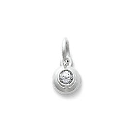 Avery Remembrance Pendant with Lab-Created White Sapphire
