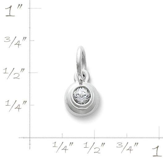 View Larger Image of Avery Remembrance Pendant with Lab-Created White Sapphire