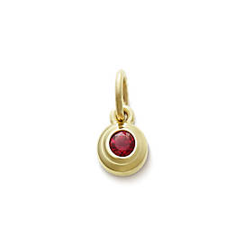 Avery Remembrance Pendant with Lab-Created Ruby