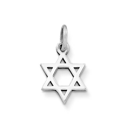 View Larger Image of Star of David Charm