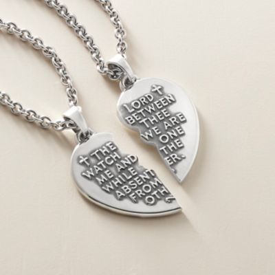 half a heart necklace boyfriend girlfriend