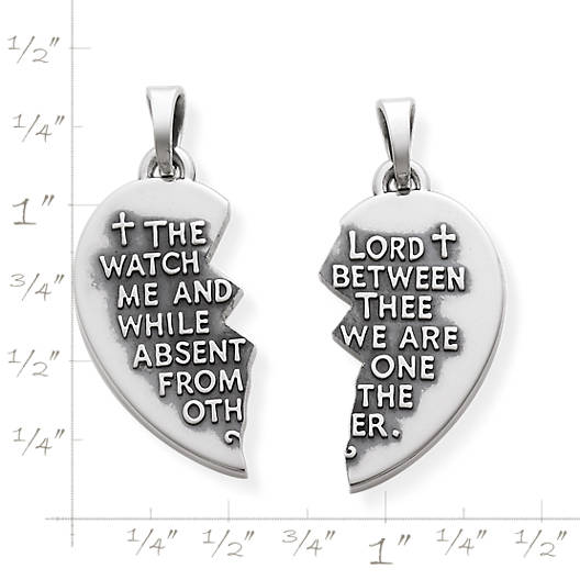 View Larger Image of "Watch Over Thee" Prayer Pendant