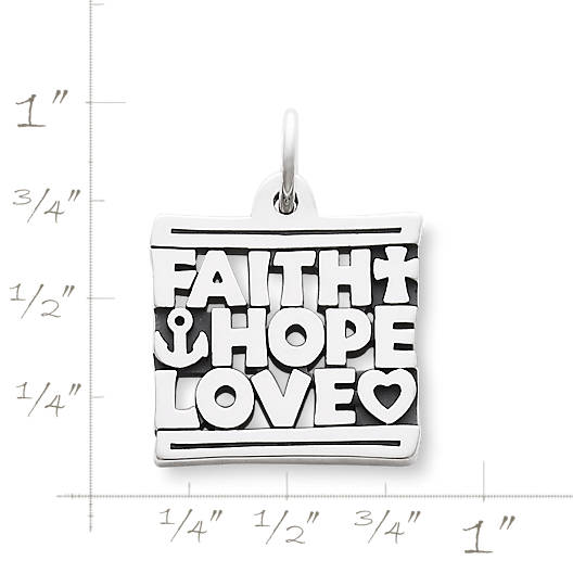 View Larger Image of "Faith, Hope & Love" Charm