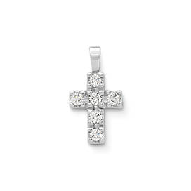 Petite Latin Cross with Diamonds