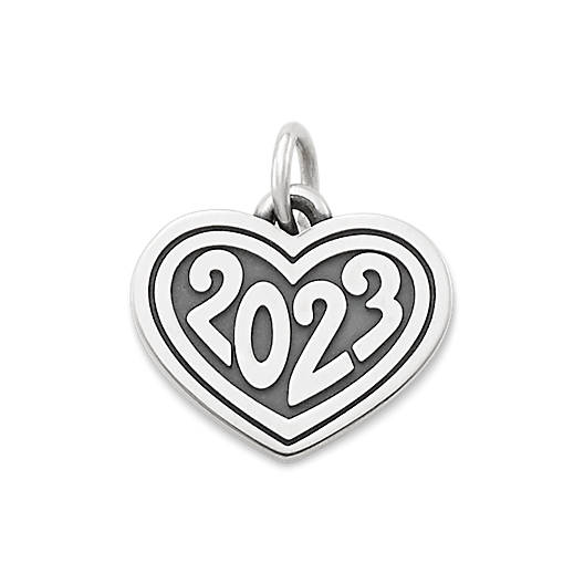 View Larger Image of Heart with "2023" Charm