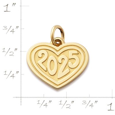 Heart with "2025" Charm James Avery