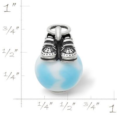 light blue baby boy shoes