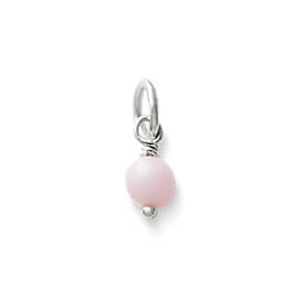 Light Pink Glass Enhancer Bead