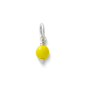 Yellow Glass Enhancer Bead