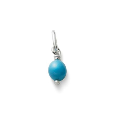 Teal Blue Glass Enhancer Bead James Avery