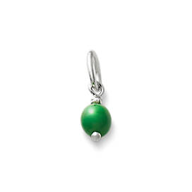 Green Glass Enhancer Bead
