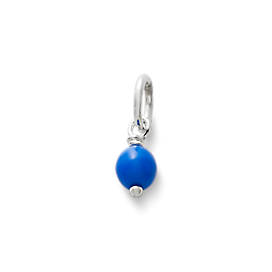 Royal Blue Glass Enhancer Bead