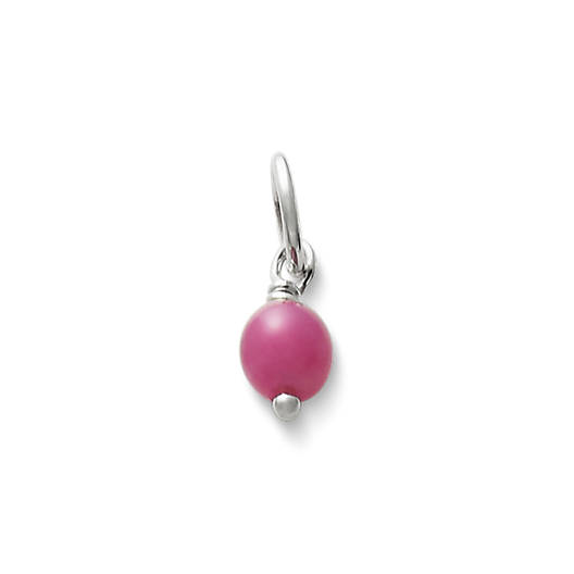 View Larger Image of Dark Pink Glass Enhancer Bead