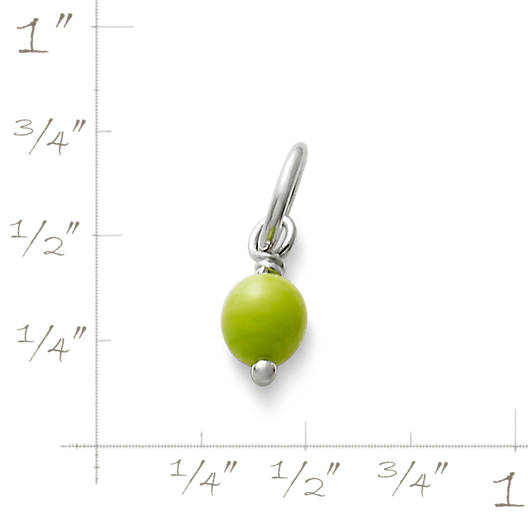 View Larger Image of Light Green Glass Enhancer Bead