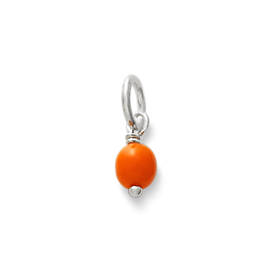 Orange Glass Enhancer Bead