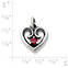 View Larger Image of Avery Remembrance Heart Pendant with Lab-Created Ruby