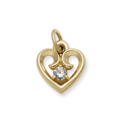 Avery Remembrance Heart Pendant with Diamond James Avery