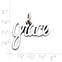 View Larger Image of "Grace" Charm