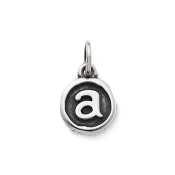 Vintage Type Initial Charm - James Avery