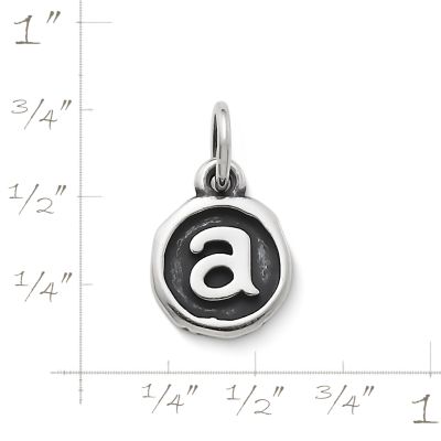 Vintage Type Initial Charm James Avery