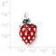 View Larger Image of Enamel Wild Strawberry Charm