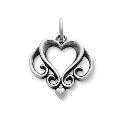 Ornate Open Heart Charm - James Avery