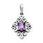 View Larger Image of Scrolled Pendant with Amethyst