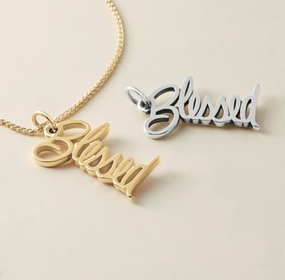 "Blessed" Charm James Avery