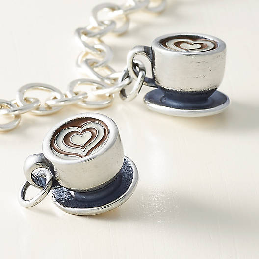 View Larger Image of Enamel Latte Love Charm