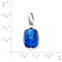 View Larger Image of Faceted Lab-Created Blue Spinel Gemstone Bead Pendant