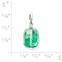 View Larger Image of Faceted Lab-Created Green Amethyst Gemstone Bead Pendant