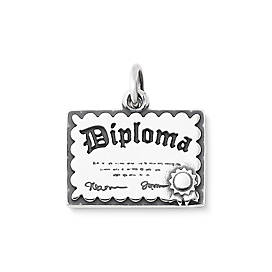 Graduation Diploma Charm